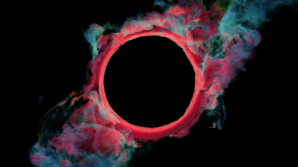 Colorful Smoke Ring