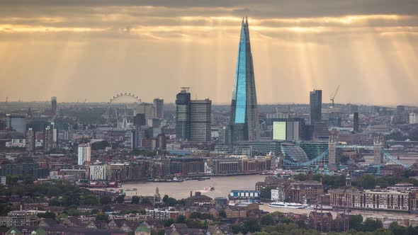 timelapse london city skyline skyscrapers architecture england urban