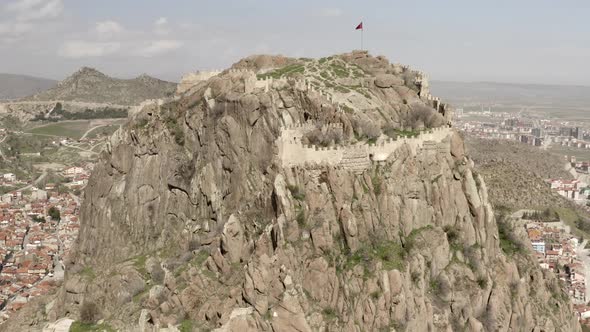 Afyonkarahisar Castle And City View