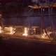 Continuous Casting Machine at the Metallurgical Plant  Working Process - VideoHive Item for Sale