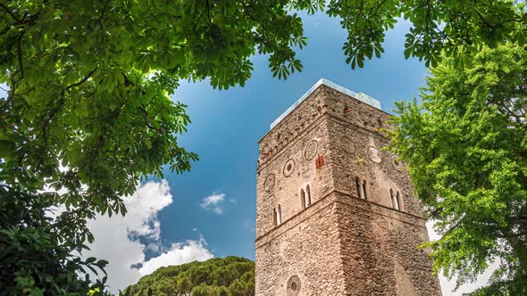 4K Timelapse Amalfi coast, Ravello, Italy