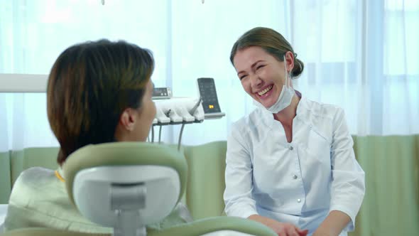 Doctor Laughed a Lot During the Conversation with Patient