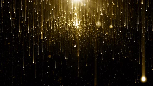 Gold Particles Background alt