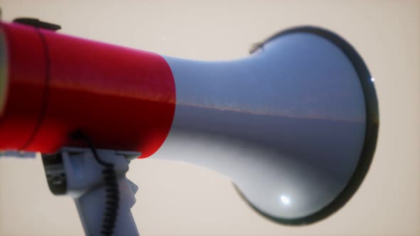 Retro Electric Speaker Megaphone