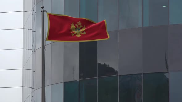Montenegro Flag Background 4K