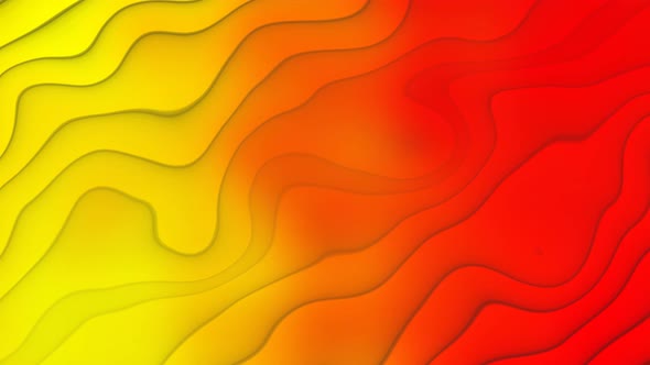 Yellow orange color clean liquid wave abstract background