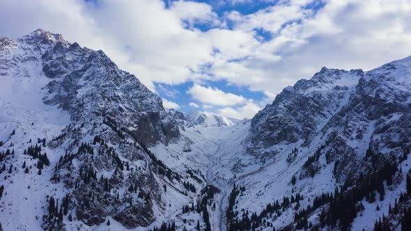 Snowy Mountains of Tuyuksu