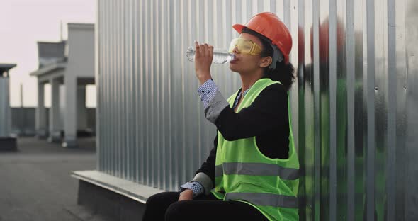 Charismatic African Lady Engineer Smiling Cute