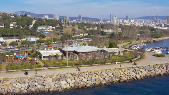 Istanbul Maltepe Bosphorus Aerial View 8