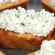 Bruschettabruschetta with ricotta cheese and herbs rotating - VideoHive Item for Sale