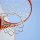 Basketball Court Outdoors Orange Hoop Net and Backboard for Basket Ball Game - VideoHive Item for Sale