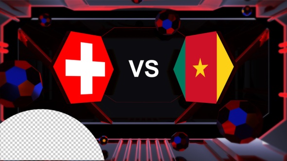 Switzerland Vs Cameroon Football World Cup Qatar 2022 Vs Card Transitions