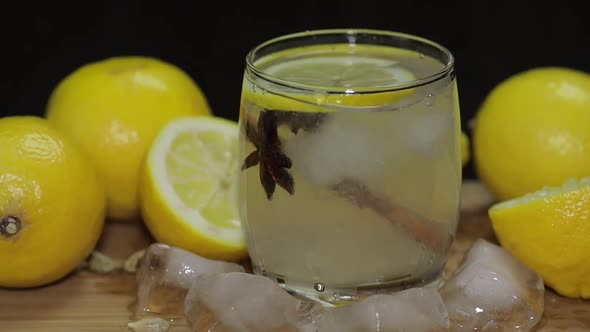 Add a Slice of Lemon To a Cocktail