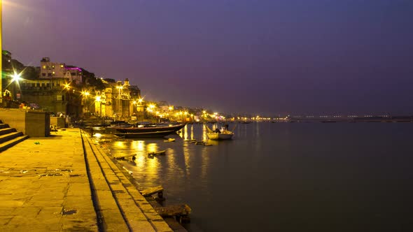 Varanasi City and Ganges River