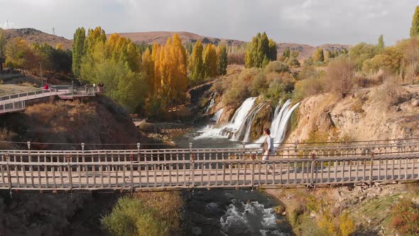 Majestic Muradiye Waterfall a Natural Wonder Near Van Lake Eastern Turkey