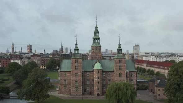 Rosenborg Castle In Copenhagen Denmark