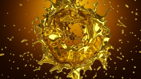 Circle Gold Splash alt