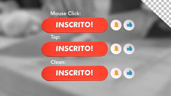 Subscribe Button - Portuguese - Lower Thirds alt