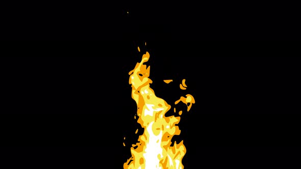 Cartoon fire flame alt