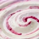 Close up of yogurt with fruit jam, curd cream swirl with berry topping - VideoHive Item for Sale