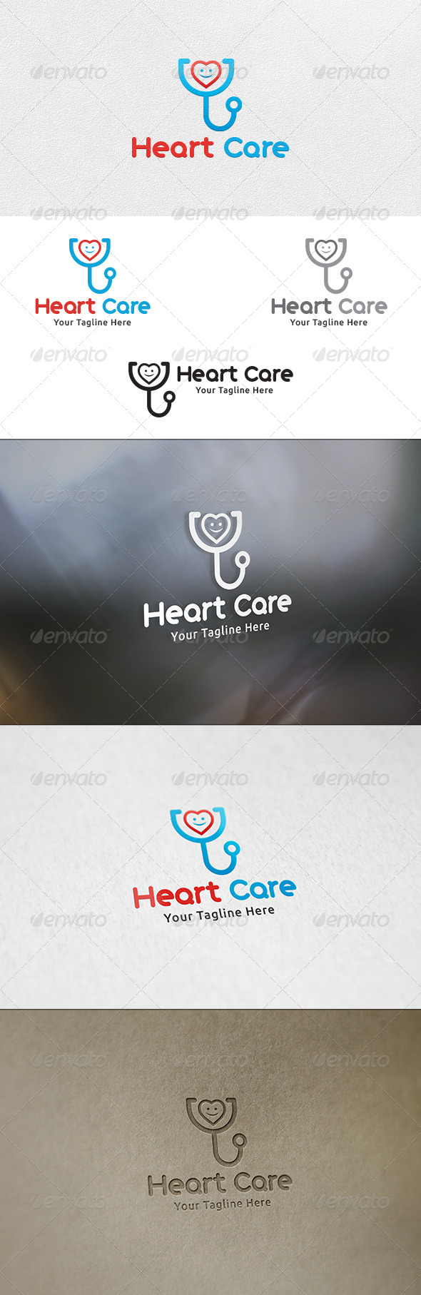 Heart Care - Logo Template