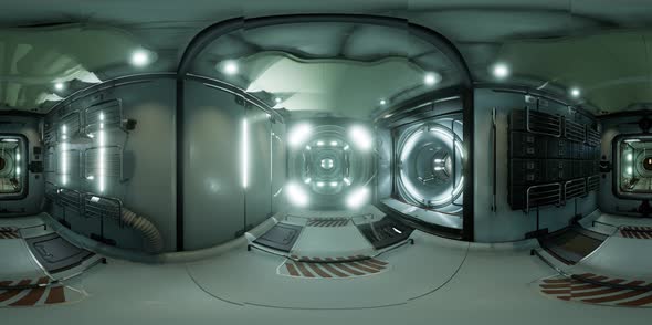 VR360 Interior of Space Station alt