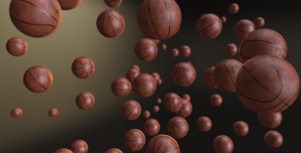 Basket Ball Flying Animation