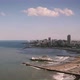 aerial view of beaches and sea on a sunny day - VideoHive Item for Sale