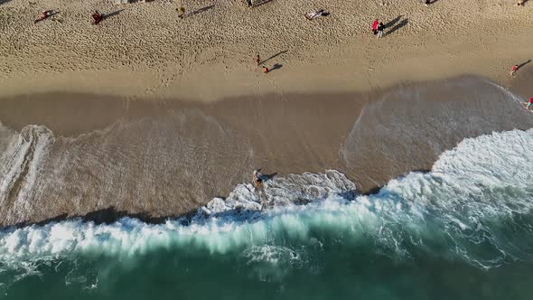 Summer Cleopatra Beach aerial view 4 K