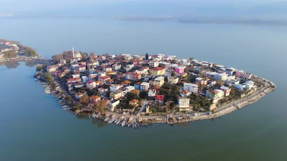 Houses Covering the Entire Peninsula