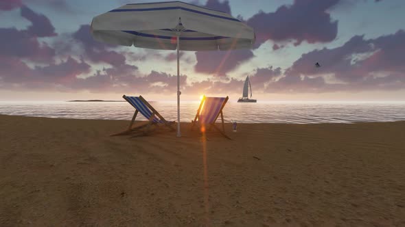 3d beach - Camera Zoom