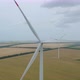 Wind turbine farm 4k renewable energy drone shot - VideoHive Item for Sale