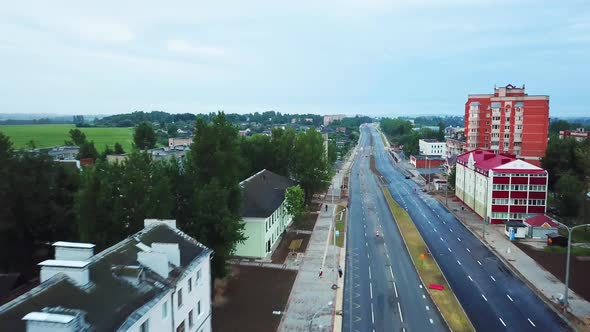 Evening Landscape Of Yuri Gagarin Street 09