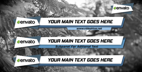 Dynamic Line Lower Third alt