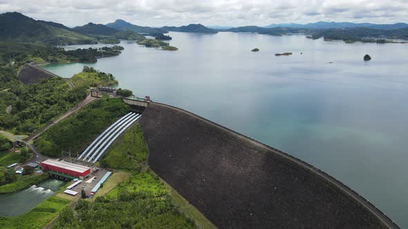 Aerial View of Fish Farms in Norway