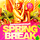 Spring Break Flyer Template PSD - GraphicRiver Item for Sale