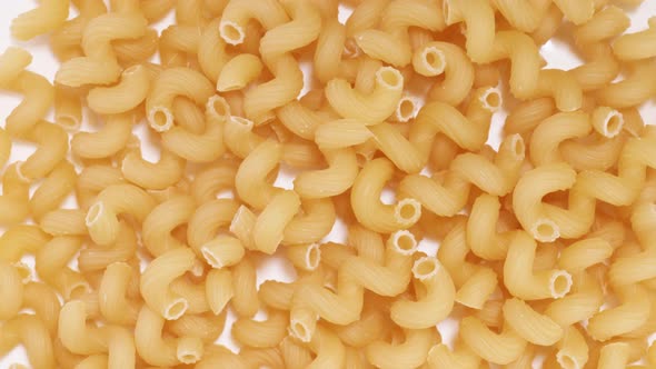 Italian Pasta Rotate Close Up