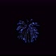 Loop Footage Fireworks with Sparkling Lights and Stars Ignites an Explosion on a Black Background - VideoHive Item for Sale