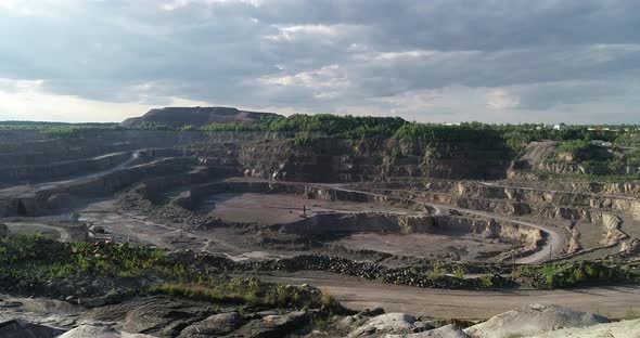 Quarry Where Minerals Are Mined