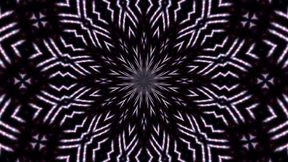 Flower pattern shining kaleidoscope