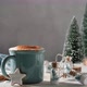 Cup of hot chocolate and gingerbread stars cookies - VideoHive Item for Sale