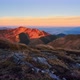 Mountain Landscape at Sunrise the Sun's Rays Illuminate the Mountain Ridge - VideoHive Item for Sale