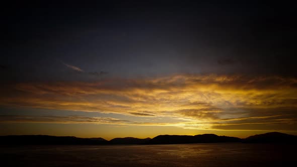 Outstanding Sunset, River Clyde, Scotland.