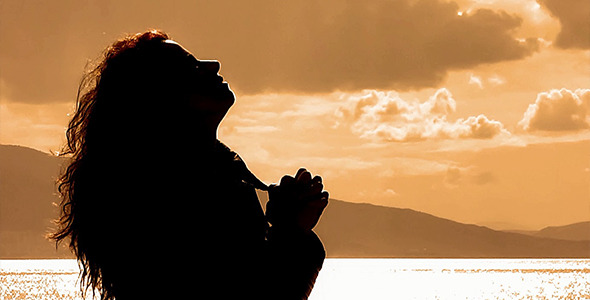 Praying at Seaside