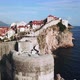 Aerial View of Dubrovnik City Walls from The Fort Bokar Side - VideoHive Item for Sale
