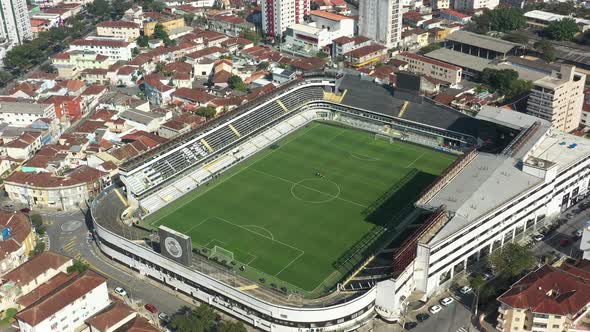 Vila Belmiro Sports Center at coast city of Santos state of Sao Paulo Brazil