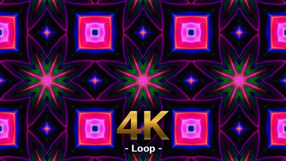 Psychedelic Kaleidoscope 4K Loop 01