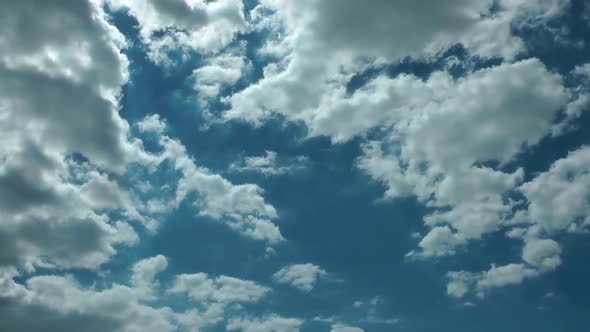 Beautiful Clouds On A Blue Sky