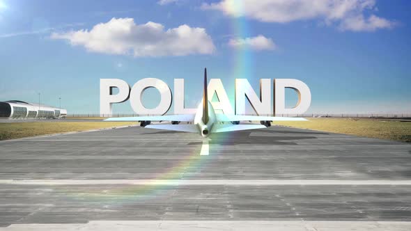 Commercial Airplane Landing Country Poland