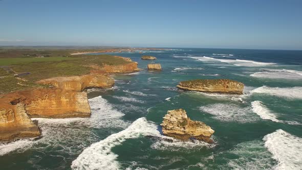 Drone footage from The Great Ocean Road